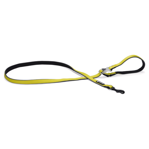 Beeztees Hundeleine LED Parinca Premium gelb, Maße: 150 cm / 20 mm