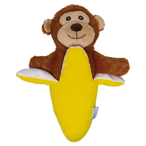 Beeztees Hundespielzeug Dschungel Biba aus Plüsch gelb