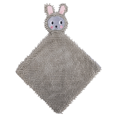 Beeztees Hundespielzeug Puppy Kuscheltuch An grau