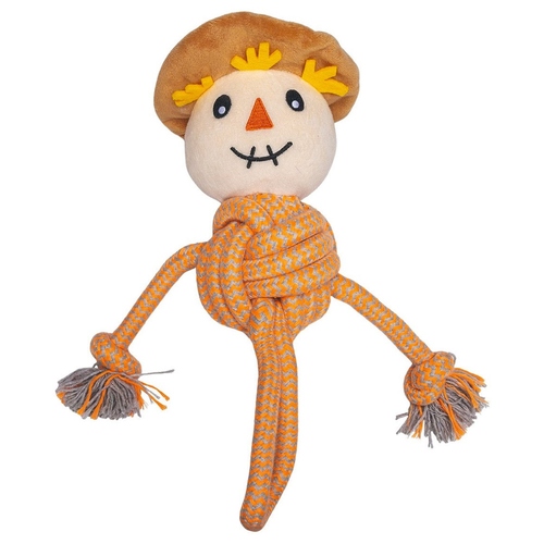 Beeztees Hundespielzeug Vogelscheuche Spud aus Plüsch beige