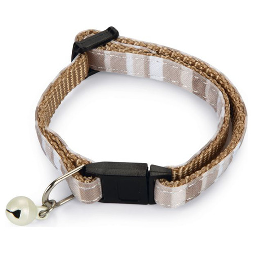Beeztees Kätzchenhalsband Joy Nylon beige