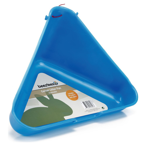 Beeztees Kaninchen WC Pip Plastik blau