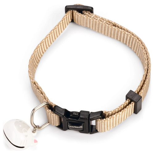 Beeztees Katzenhalsband Uni Nylon beige