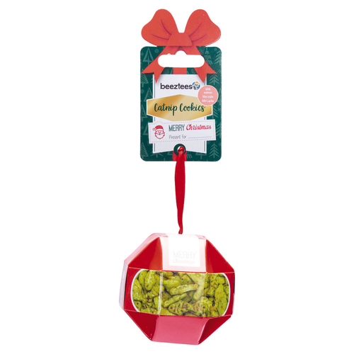 Beeztees Katzensnack X-Mas Catnip Cookies Lachs 30 g