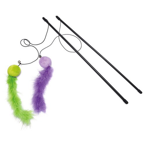 Beeztees Katzenspielzeug Angel Ball mit Feder