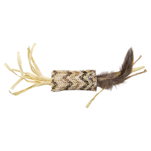 Beeztees Katzenspielzeug Catnip Stick Omazo braun/weiß