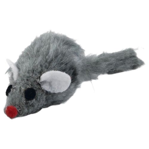 Beeztees Katzenspielzeug Kurzhaar Maus Plüsch grau Beeztees Katzenspielzeug Kurzhaar Maus Plüsch grau