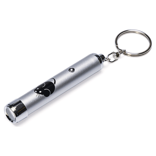 Beeztees Katzenspielzeug Laserlicht Mouse silber