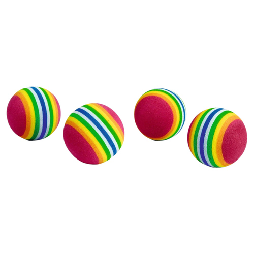 Beeztees Katzenspielzeug Luxus Softball - 4 Stück Beeztees Katzenspielzeug Luxus Softball - 4 Stück