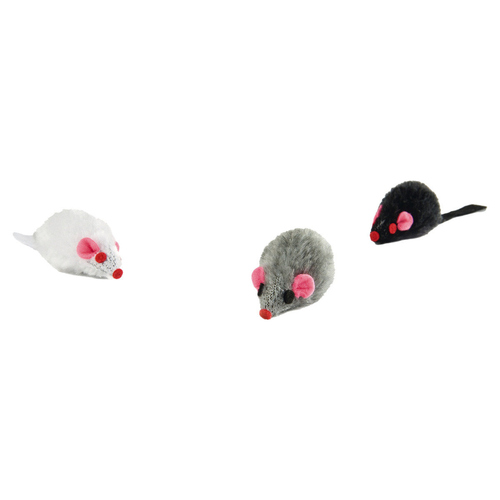 Beeztees Katzenspielzeug Spielmaus XL - 3 Stück