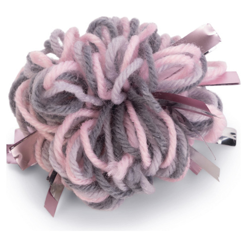 Beeztees Katzenspielzeug Wolle Ball Mendel rosa-grau