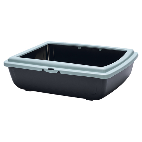 Beeztees Katzentoilette Juliet Eco hellblau/schwarz
