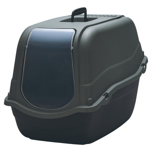 Beeztees Katzentoilette Romeo Eco grau-schwarz