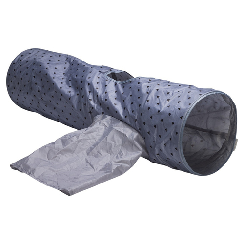 Beeztees Katzentunnel Ivy aus Nylon grau