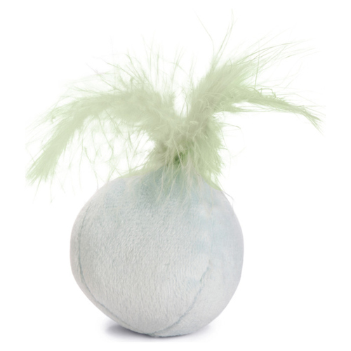 Beeztees Kitten Katzenspielzeug Ball+Feder Rizo mint