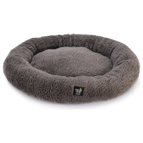 Beeztees Minus One rundes Katzenliegebett Quinty dunkelgrau