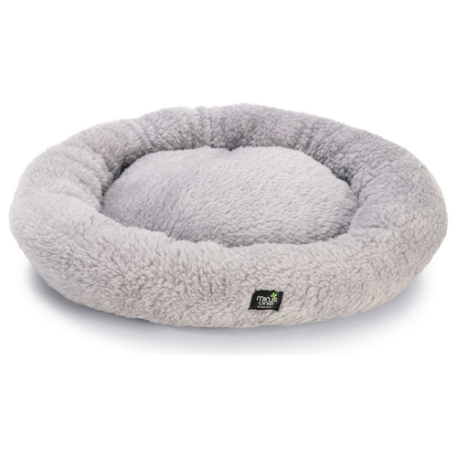 Beeztees Minus One rundes Katzenliegebett Quinty hellgrau