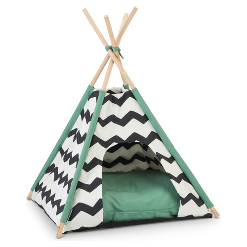 Beeztees Tipi Tent Kioni schwarz-weiß