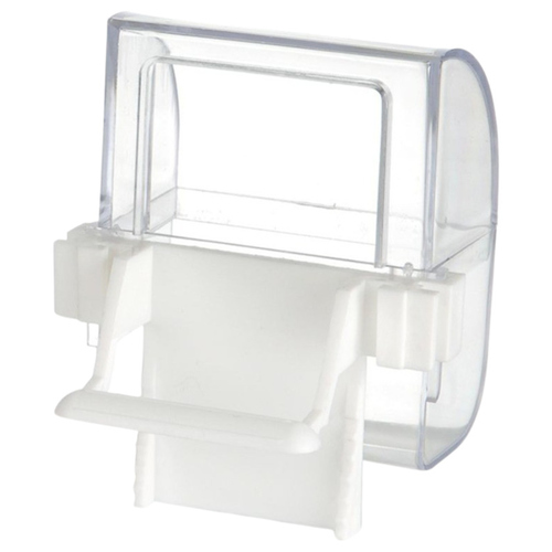 Beeztees Vogel Futter-und Wassernapf transparent/weiß - 2er Pack Beeztees Vogel Futter-und Wassernapf transparent/weiß - 2er Pack