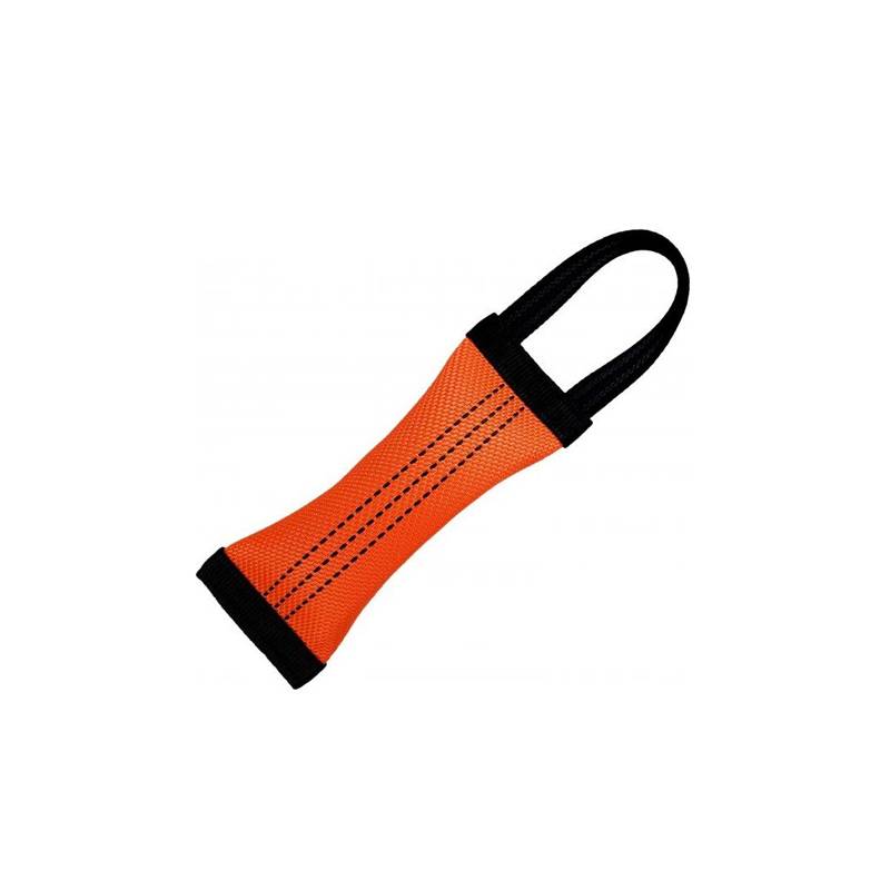 Beißwurst Deluxe aus Feuerwehrschlauch in neonorange XL