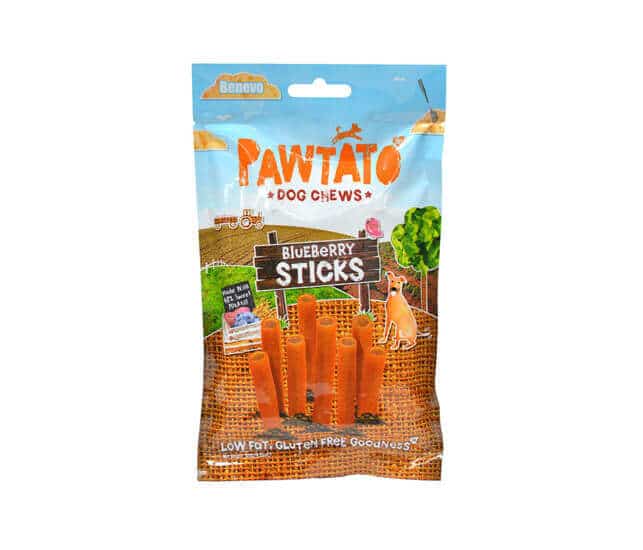 Benevo Pawtato Sticks Blueberry (Süßkartoffel-Stangen)