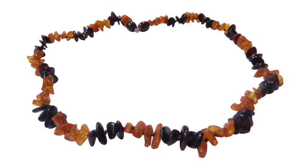 Bernsteinkette Naturmix - 44cm
