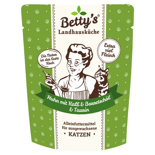 Bettys Landhausküche Huhn mit Kalb & Borretschöl 250 g - 6 Stück