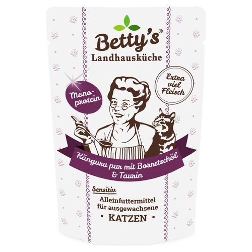 Bettys Landhausküche Känguru pur 100 g - 12 Stück