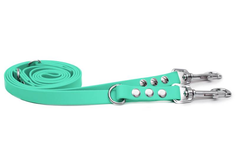 Biothaneleine Mint 16mm / 2m / Bolzenkarabiner Silber Biothaneleine Mint 16mm / 2m / Bolzenkarabiner Silber von EMMY&PEPE