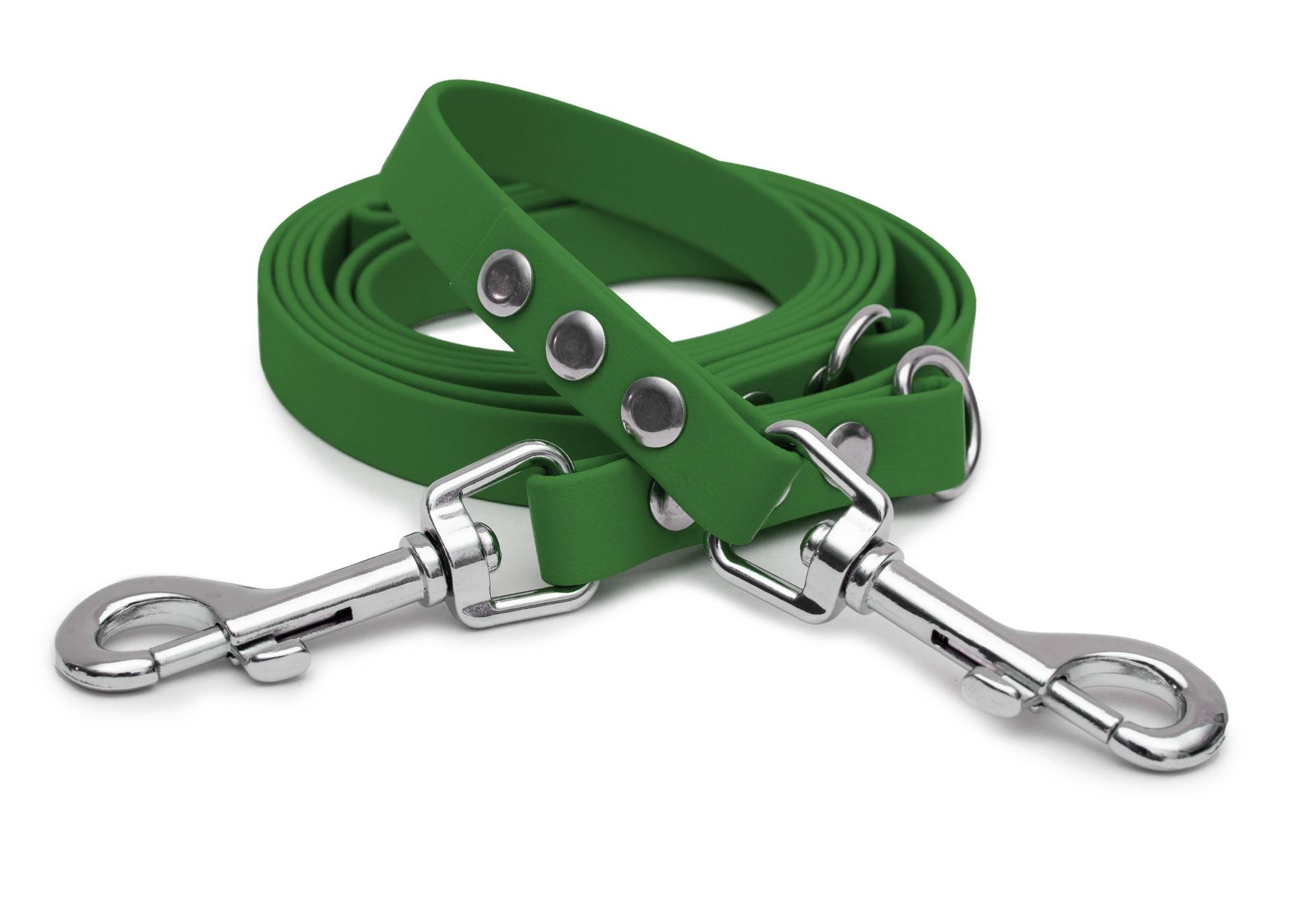 Biothaneleine Olive 16mm / 3m / Bolzenkarabiner Silber Biothaneleine Olive 16mm / 3m / Bolzenkarabiner Silber von EMMY&PEPE