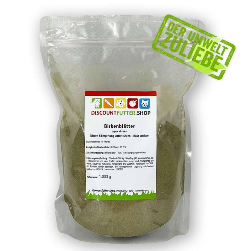 Birkenblätter (gemahlen)