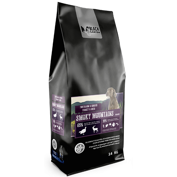 Black Canyon Trockenfutter Truthahn & Hirsch Smoky Mountains - Sparpaket: 2 x 14kg