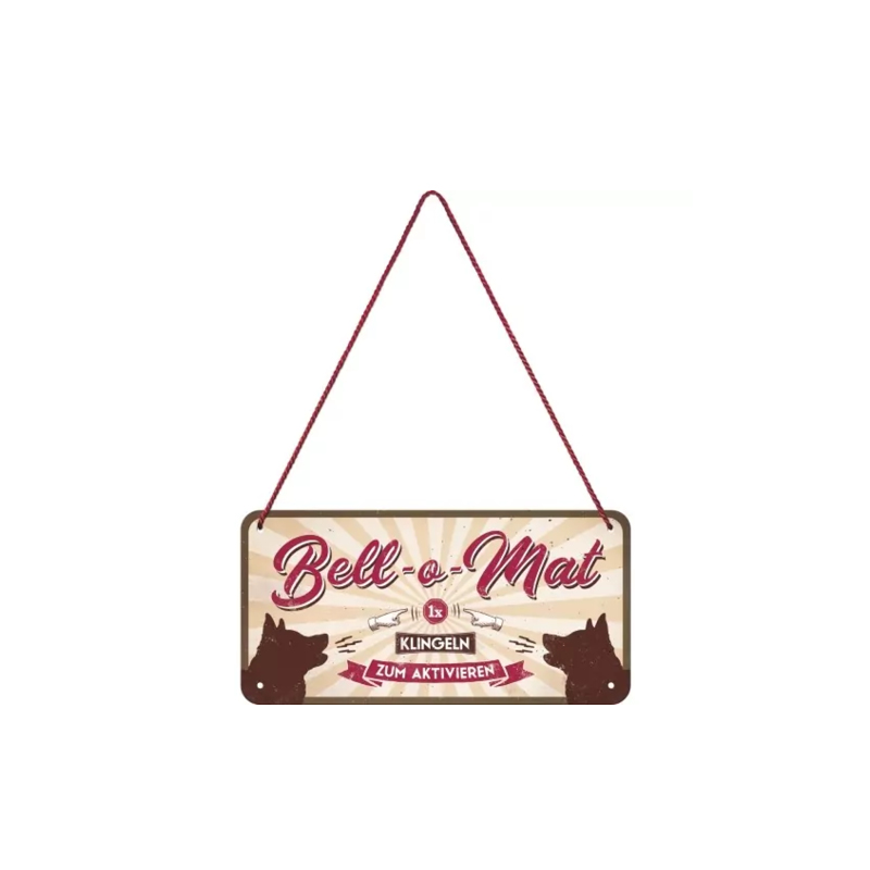 Blechschild Bell-o-Mat