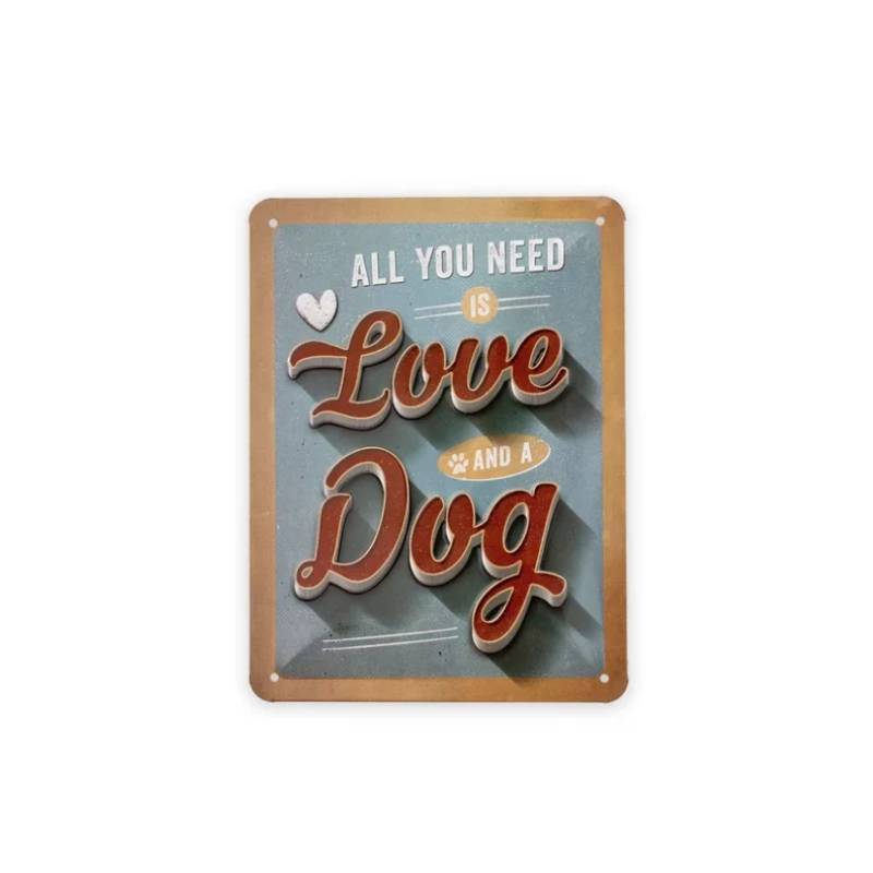 Blechschild Love 20 x 30 cm