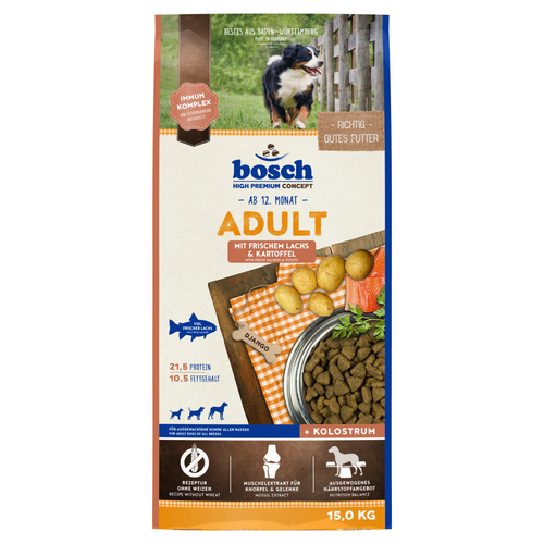 Bosch Adult mit Lachs & Kartoffel 15 kg