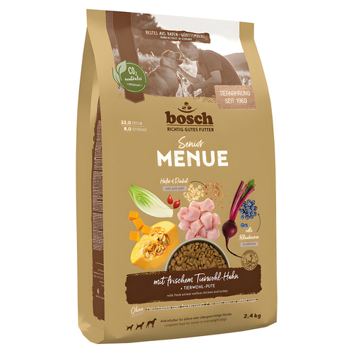 Bosch HPC Menue Senior mit Tierwohl-Huhn 2,4 kg