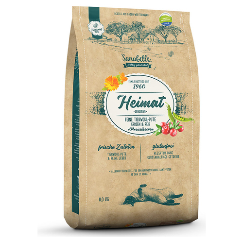 Bosch Sanabelle Heimat Sensitive feine Tierwohl-Pute mit Erbsen & Reis 8 kg Bosch Sanabelle Heimat Sensitive feine Tierwohl-Pute mit Erbsen & Reis 8 kg