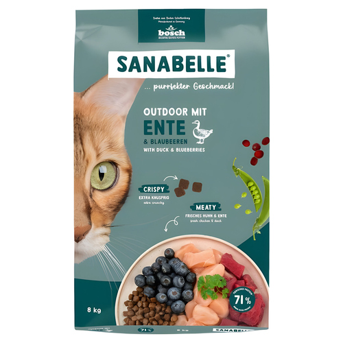 Bosch Sanabelle Outdoor mit Ente 8 kg
