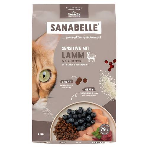 Bosch Sanabelle Sensitive mit Lamm 8 kg