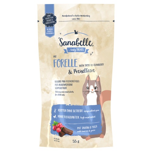 Bosch Sanabelle Snack mit Forelle & Preiselbeere 55 g