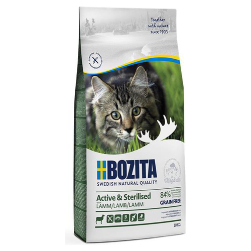 Bozita Active & Sterilised Grain free Lamb 10 kg