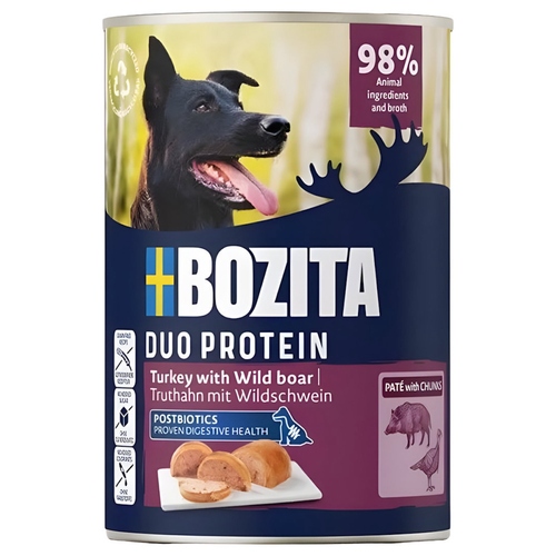 Bozita Pate Pute mit Wildschwein 400 g - 6 Stück