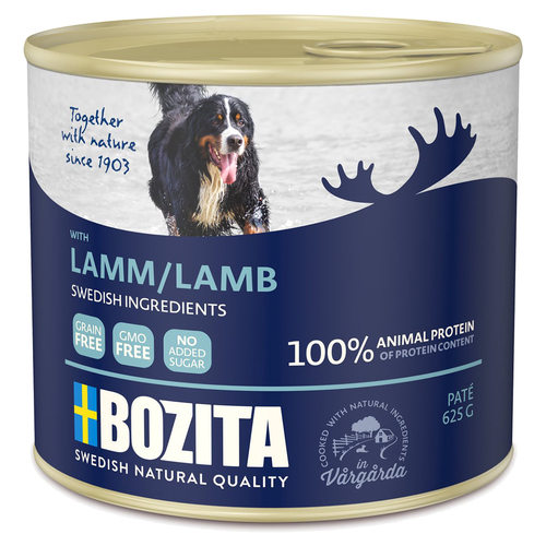 Bozita Paté mit Lamm 625 g - 6 Stück Bozita Paté mit Lamm 625 g - 6 Stück