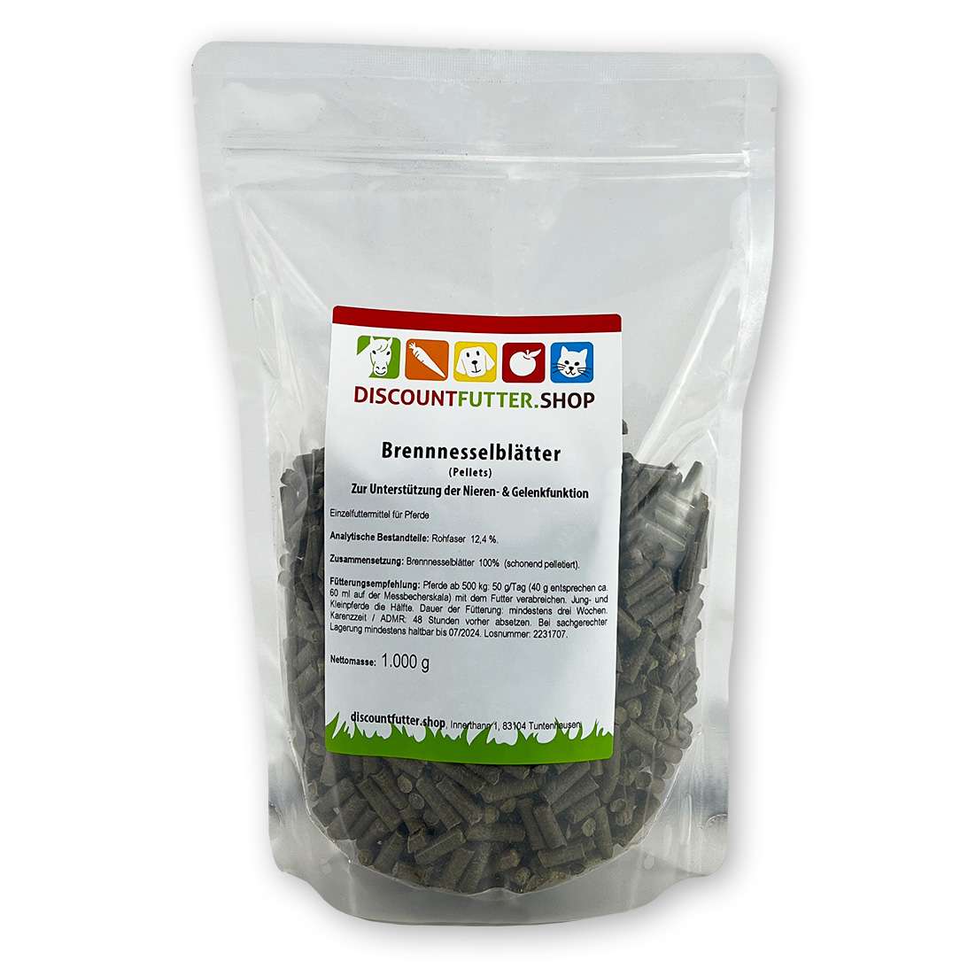 Brennnesselblätter (Pellet)