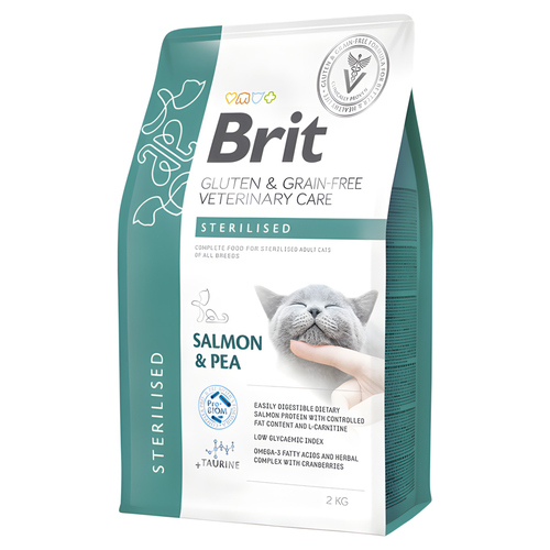 Brit Vet Cat Sterilised 2 kg