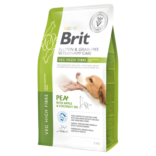 Brit Vet Dog Veg High Fibre 2 kg