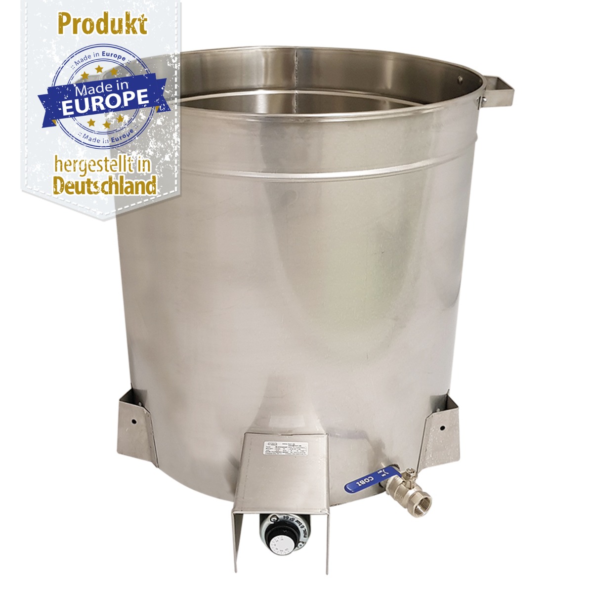 Brühkessel - Edelstahl  150 Liter