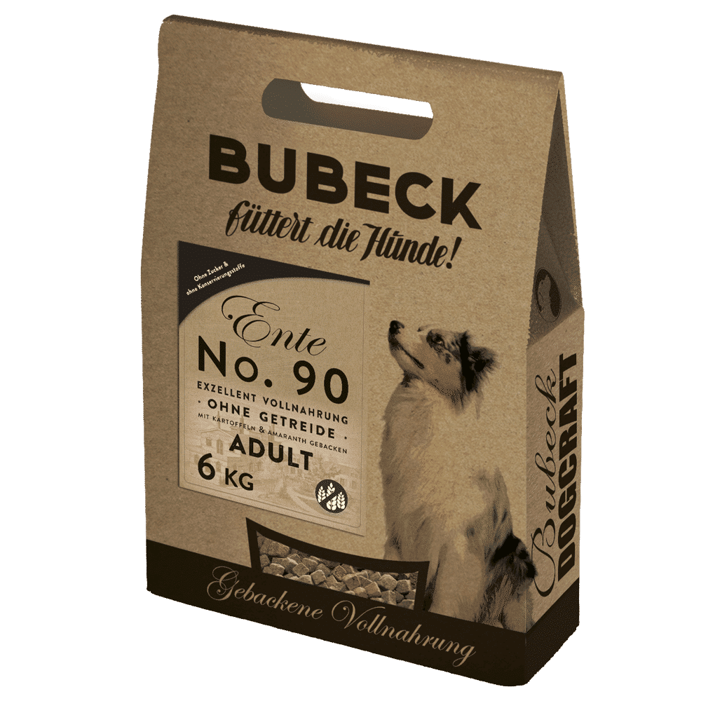 Bubeck - No. 90 Entenfleisch - getreidefrei - Trockenfutter - 1kg