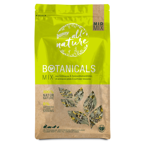 Bunny Nature Botanicals Mid Mix aus Echinacea & Sonnenblumenblüten 140 g