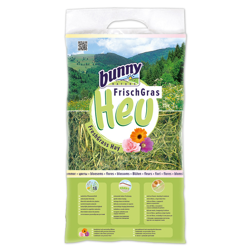 Bunny Nature FrischGras-Heu Blüten 500 g Bunny Nature FrischGras-Heu Blüten 500 g